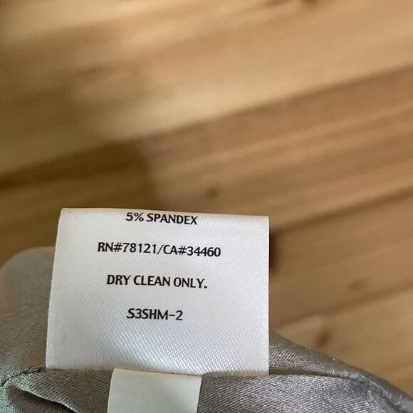 Eileen Fisher Size Small Linen Blend Metallic Skirt - Picture 8 of 8